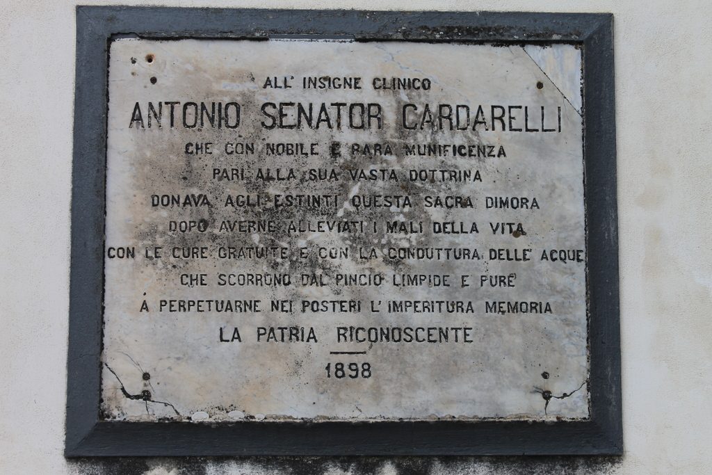 Antonio Cardarelli's License Plate, Civitanova del Sannio - 03.JPG